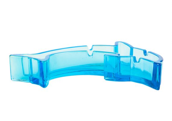 OFWGKTA: Jasper Dolphin Custom Glass Ash Tray (Side View)