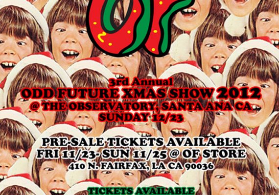 OFWGKTA Flyer: Odd Future 2012 Xmas Show