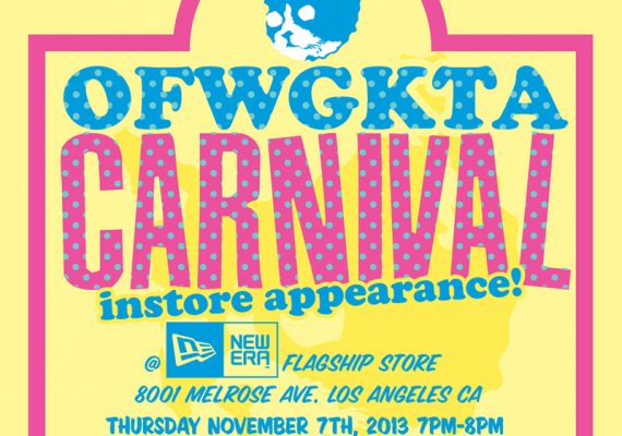 OFWGKTA Flyer: Carnival Event at New Era Store