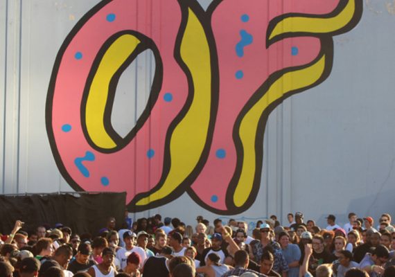 Camp Flog Gnaw Carnival 2012: OF Donut Logo Mural
