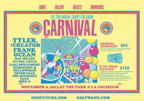 Camp Flog Gnaw Website: 2013 Carnival Ticket Page