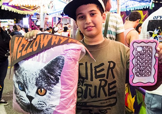 OFWGKTA Carnival: Misc Game Prizes (Pennants, Pillows, Phone Cases)