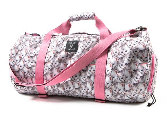 Golfwang: All Over Cat Duffle Bag