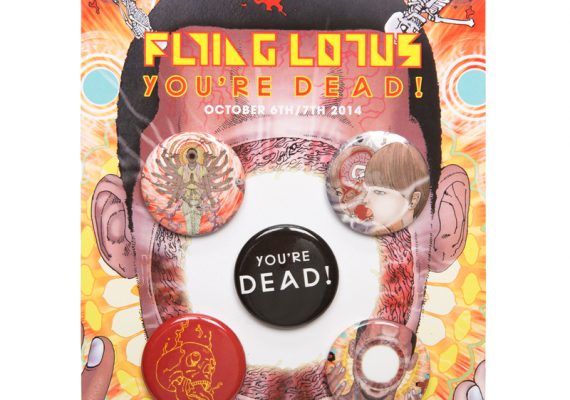 Flying Lotus You’re Dead Button Pack