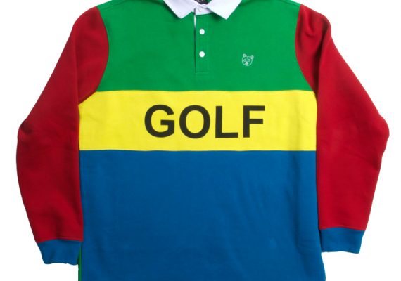 Golfwang: GOLF Long Sleeved Rugby Style Shirt