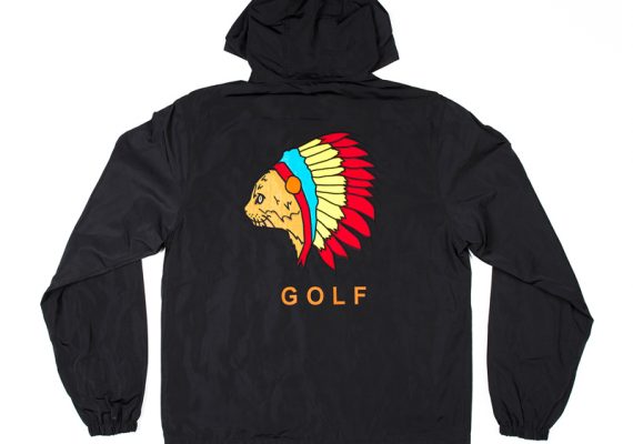 Golfwang Hooded Coach Jacket (Back – Felt Appliqué)