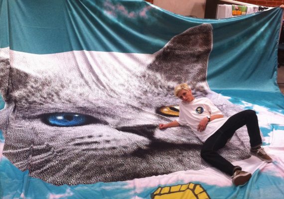 Odd Future: OFWGKTA Tour Backdrop (Shark Cat)