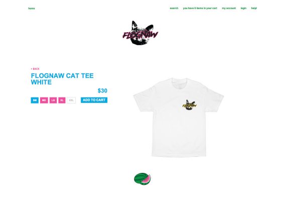 Golfwang Website: Product Detail Feature